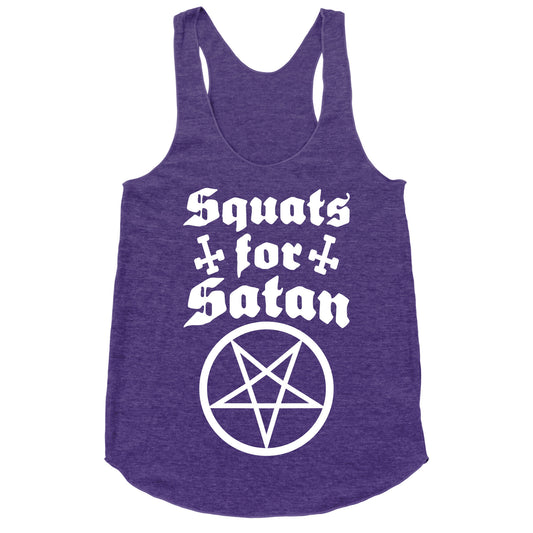 Squats For Satan Racerback Tank
