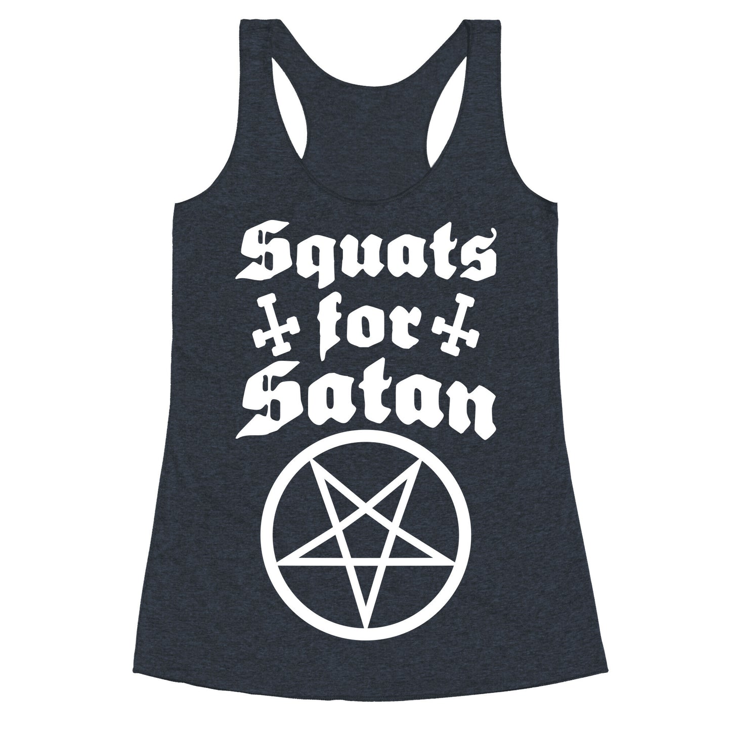Squats For Satan Racerback Tank