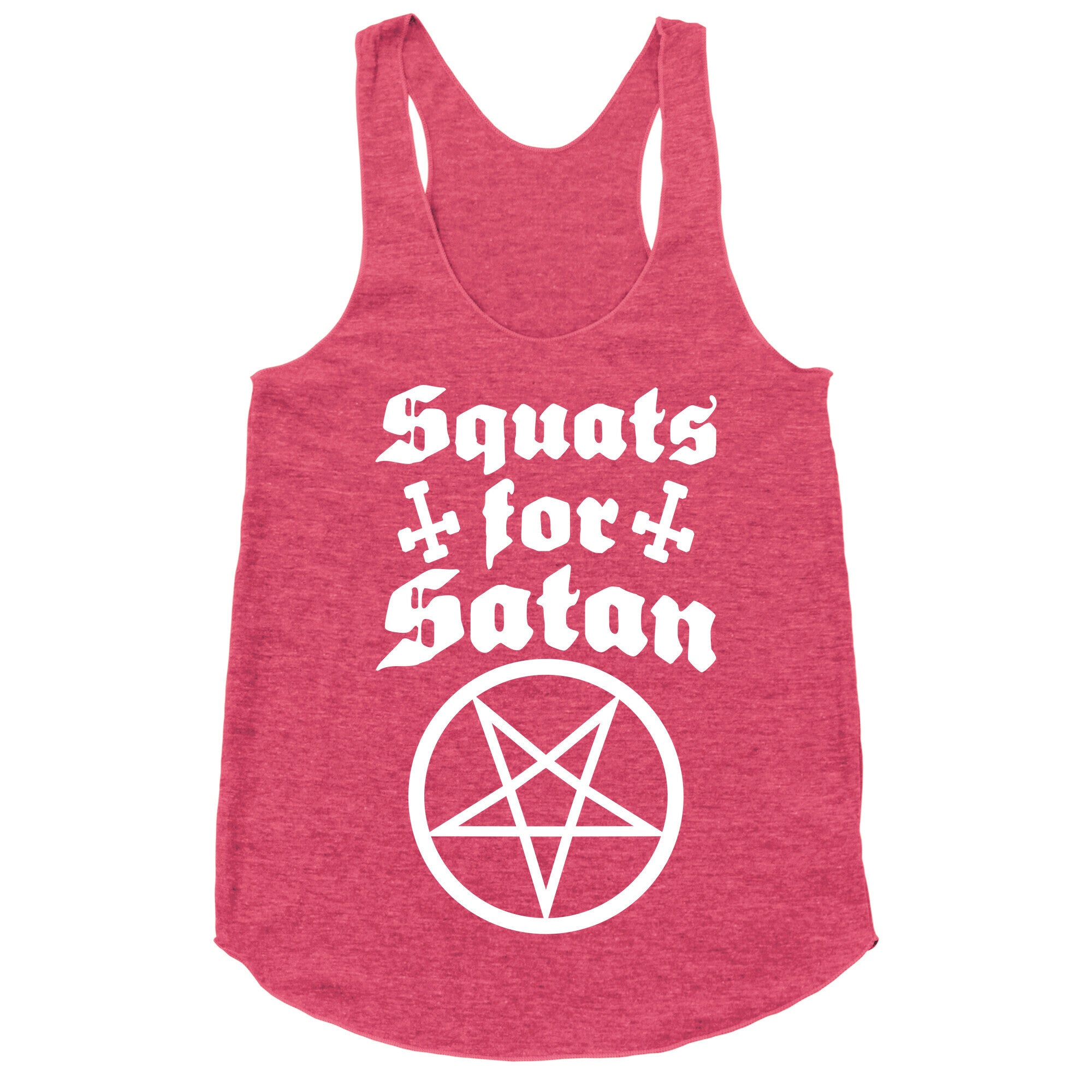 Squats For Satan Racerback Tank