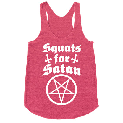 Squats For Satan Racerback Tank