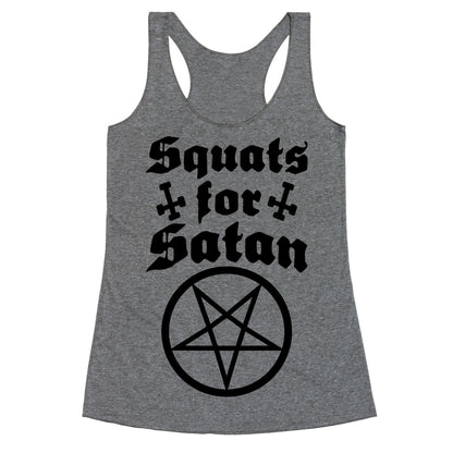 Squats For Satan Racerback Tank
