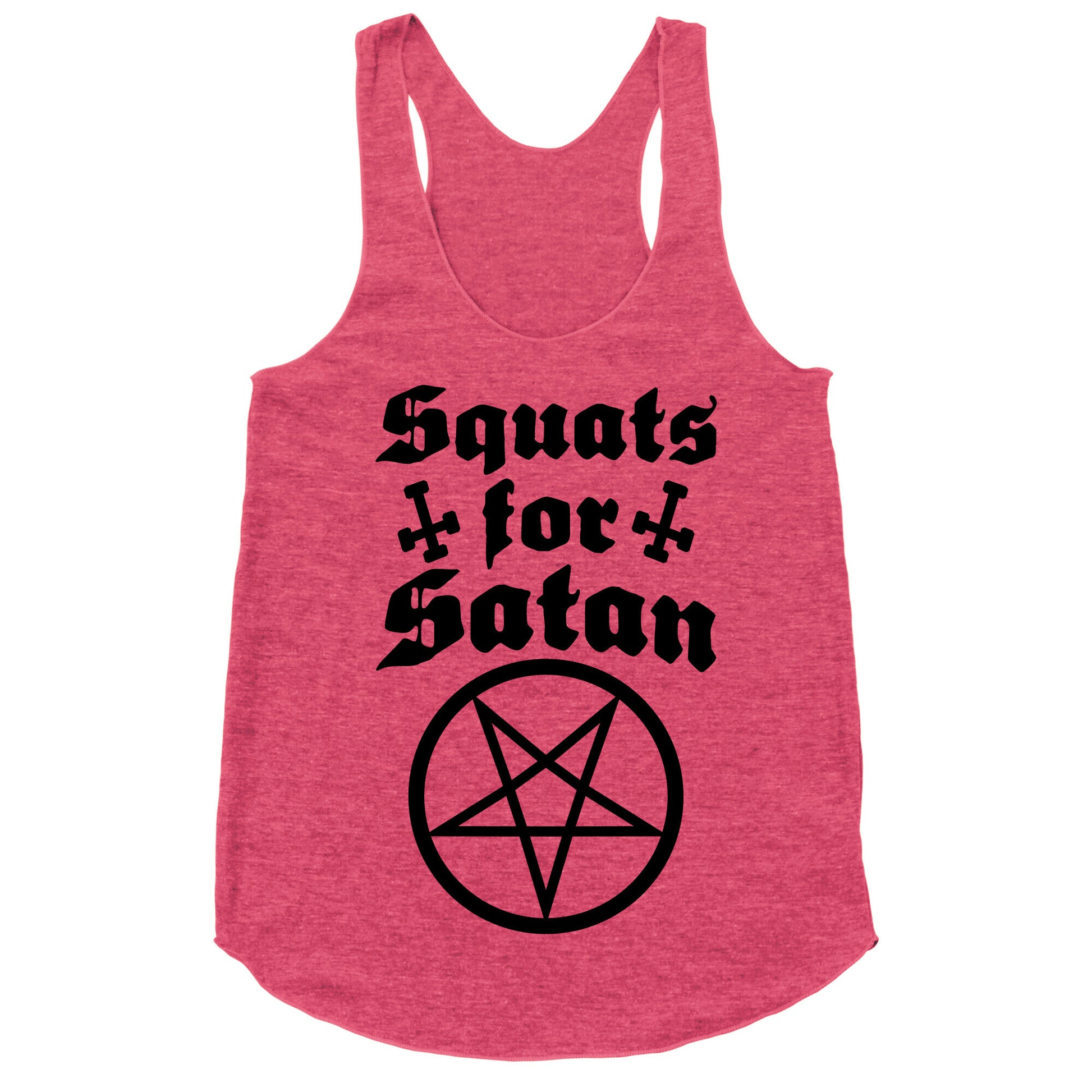 Squats For Satan Racerback Tank
