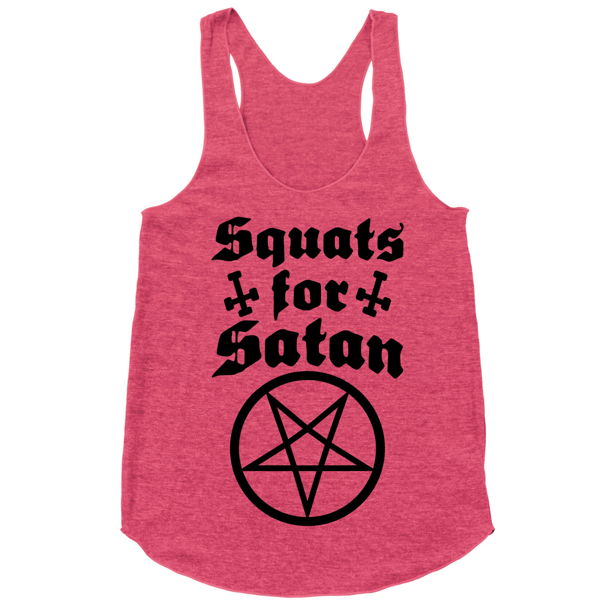 Squats For Satan Racerback Tank