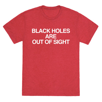 Black Holes are Out of Sight Unisex Triblend Tee