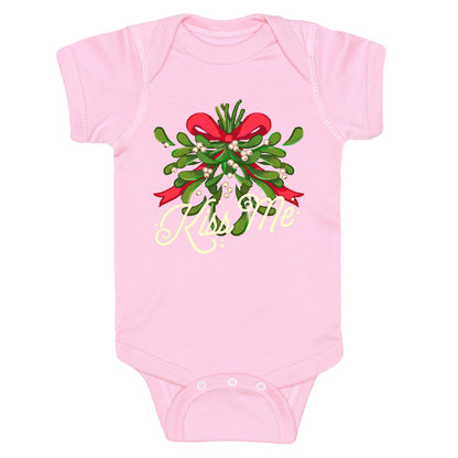 Mistletoe Kiss Me Baby One Piece