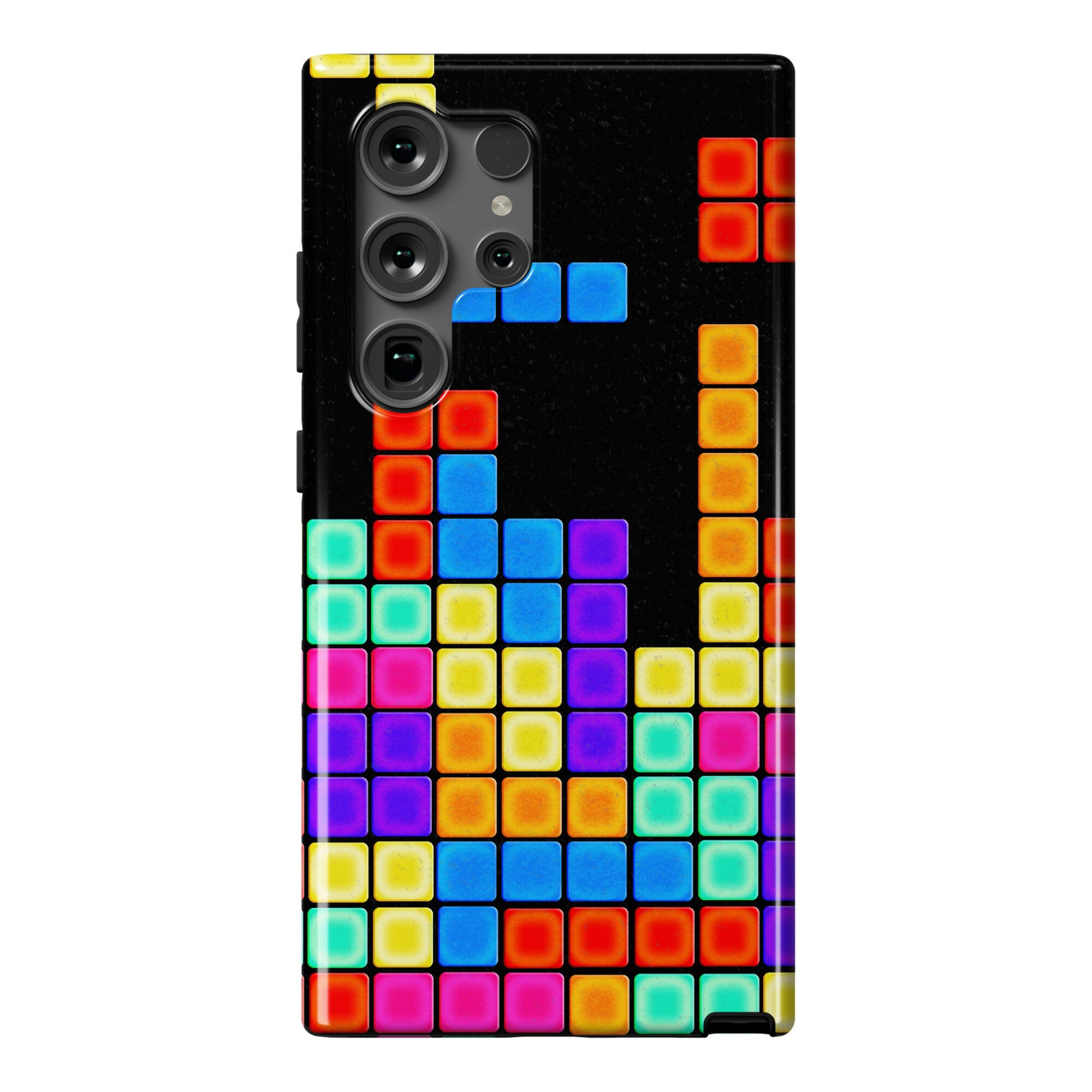 Tetris Pattern Phone Case