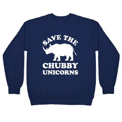 Save The Chubby Unicorns Crewneck Sweatshirt