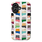 Cats In Scarfs Pattern Phone Case