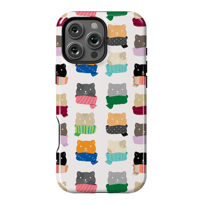 Cats In Scarfs Pattern Phone Case