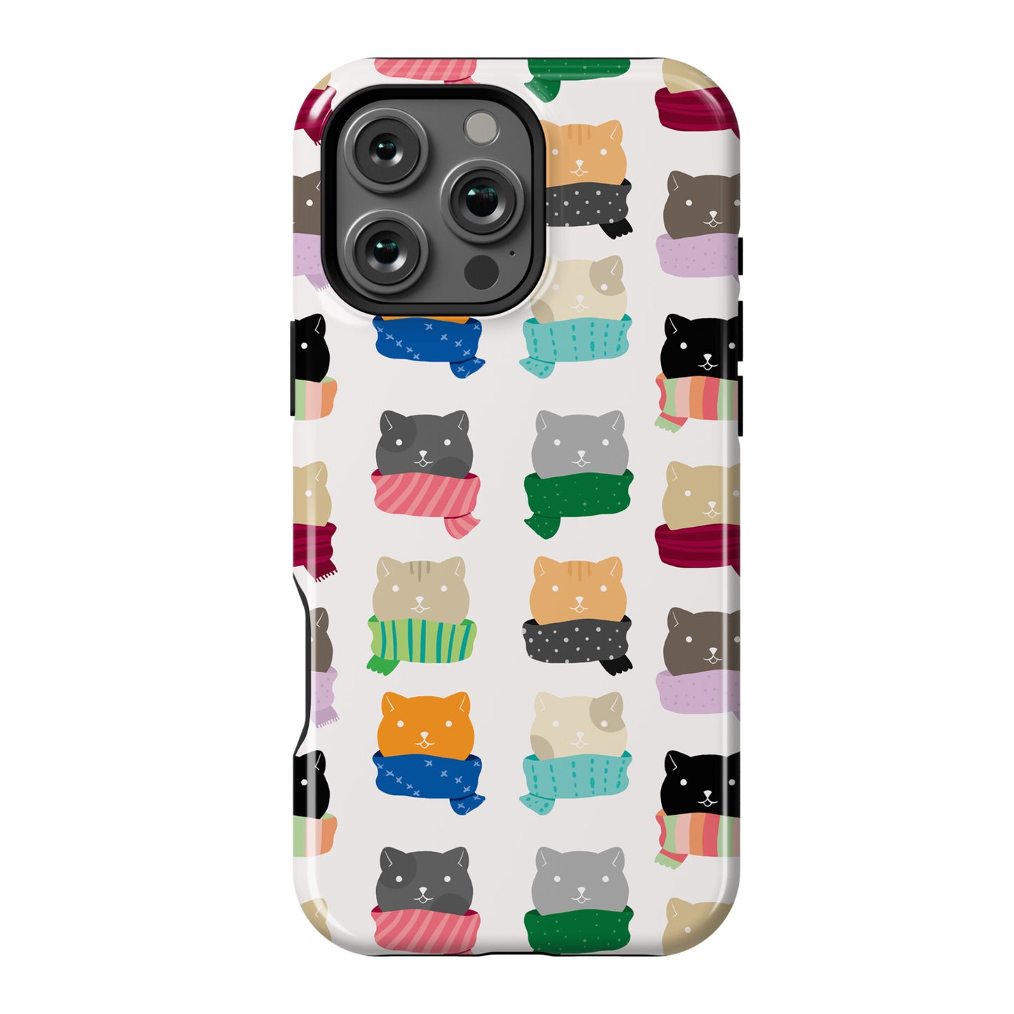 Cats In Scarfs Pattern Phone Case