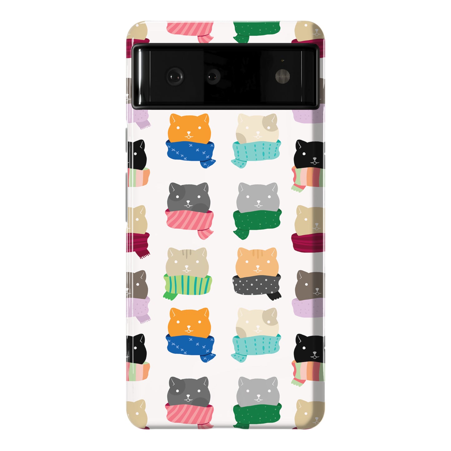 Cats In Scarfs Pattern Phone Case