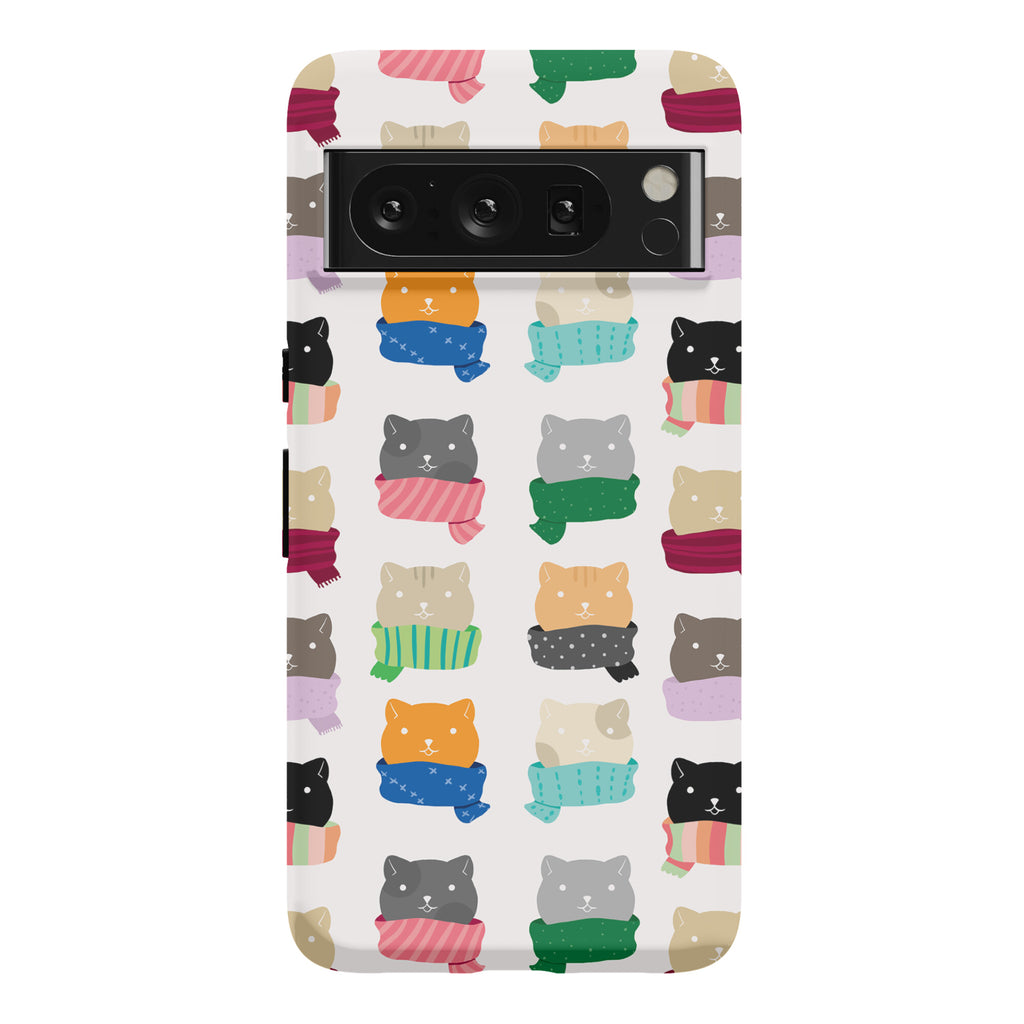 Cats In Scarfs Pattern Phone Case
