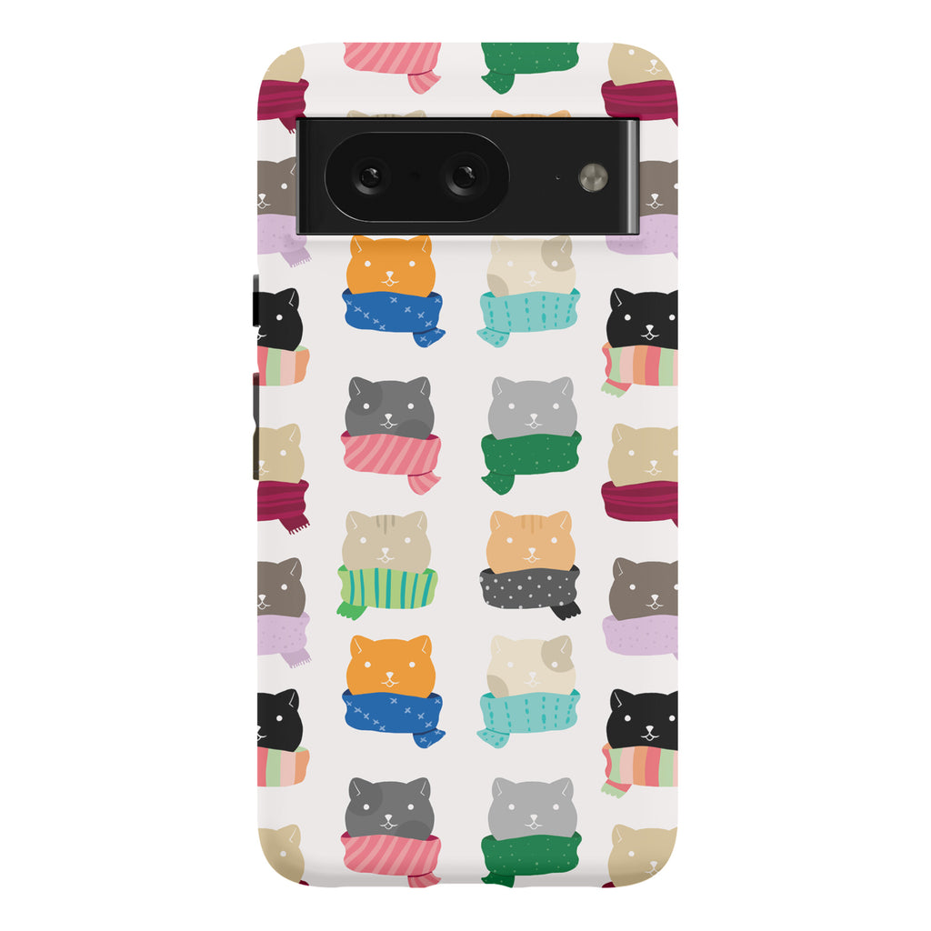 Cats In Scarfs Pattern Phone Case