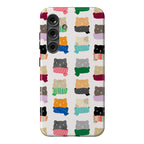 Cats In Scarfs Pattern Phone Case