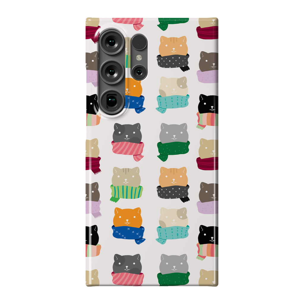 Cats In Scarfs Pattern Phone Case
