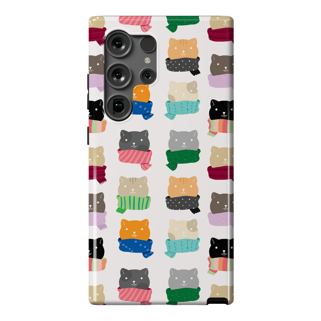 Cats In Scarfs Pattern Phone Case