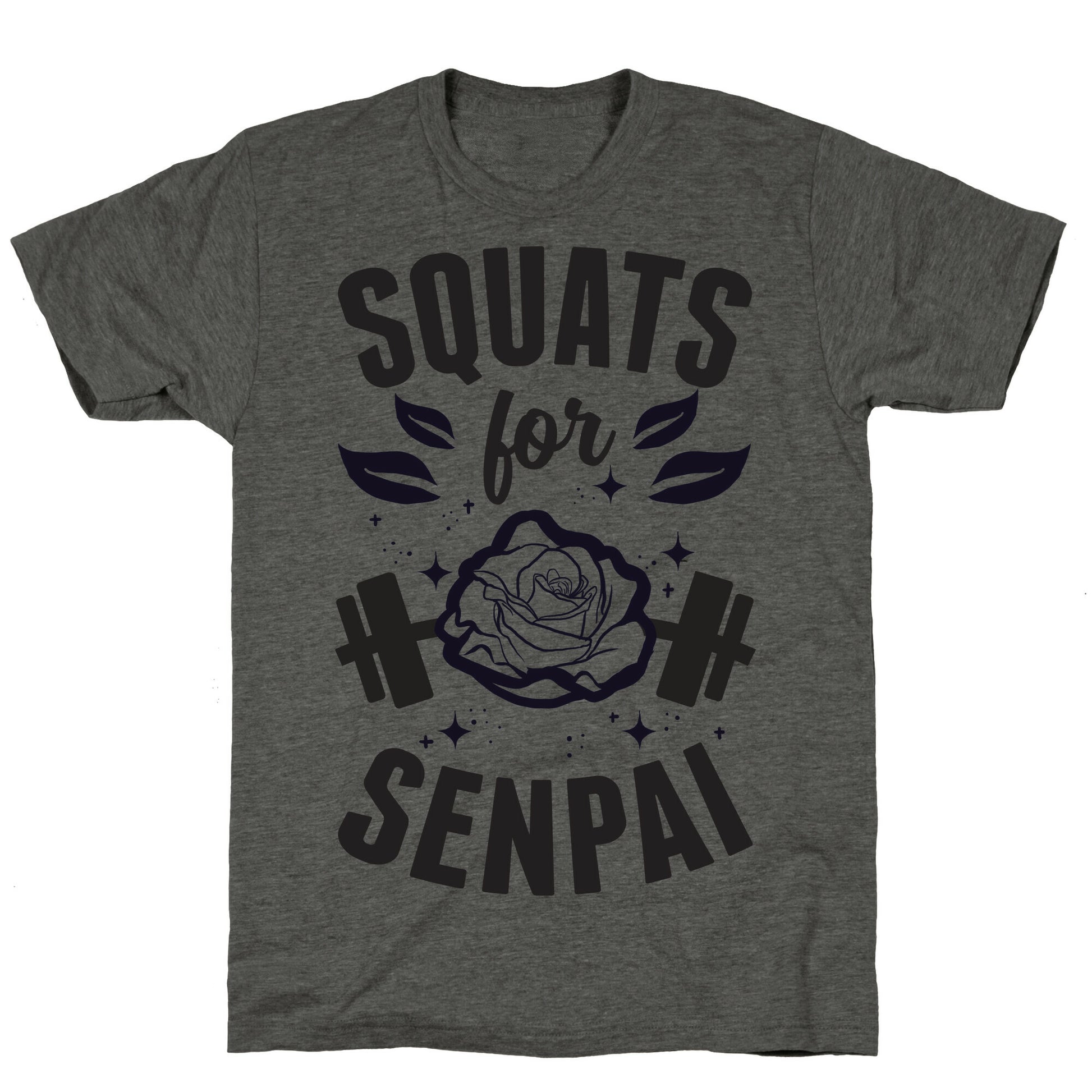 Squats For Senpai Unisex Triblend Tee