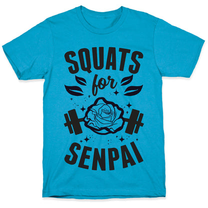 Squats For Senpai Unisex Triblend Tee