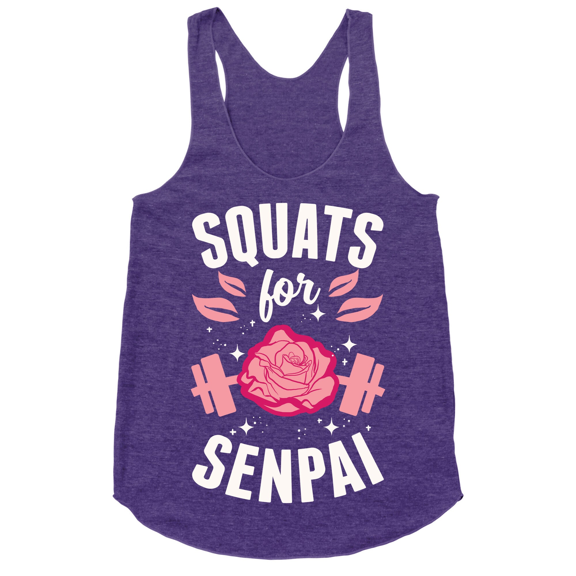 Squats For Senpai Racerback Tank