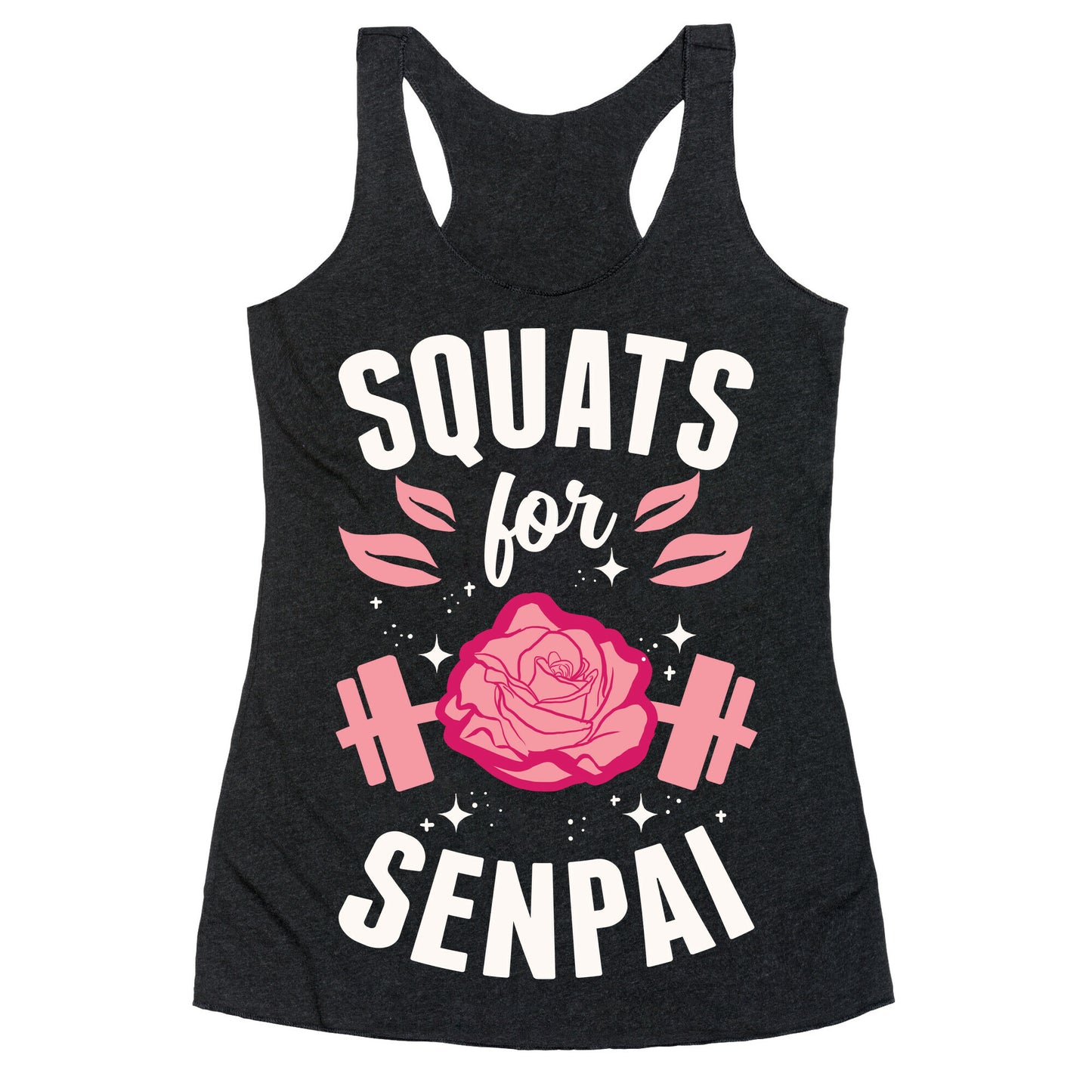 Squats For Senpai Racerback Tank