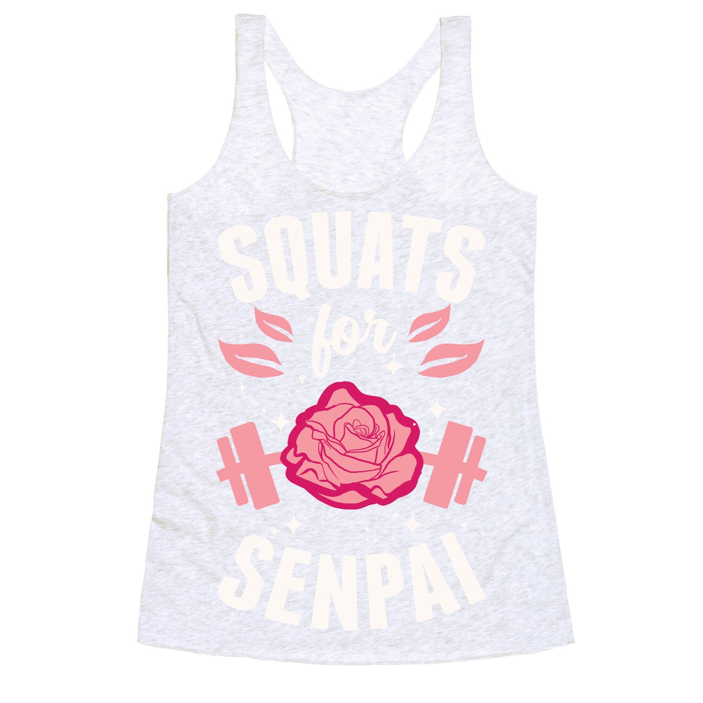 Squats For Senpai Racerback Tank