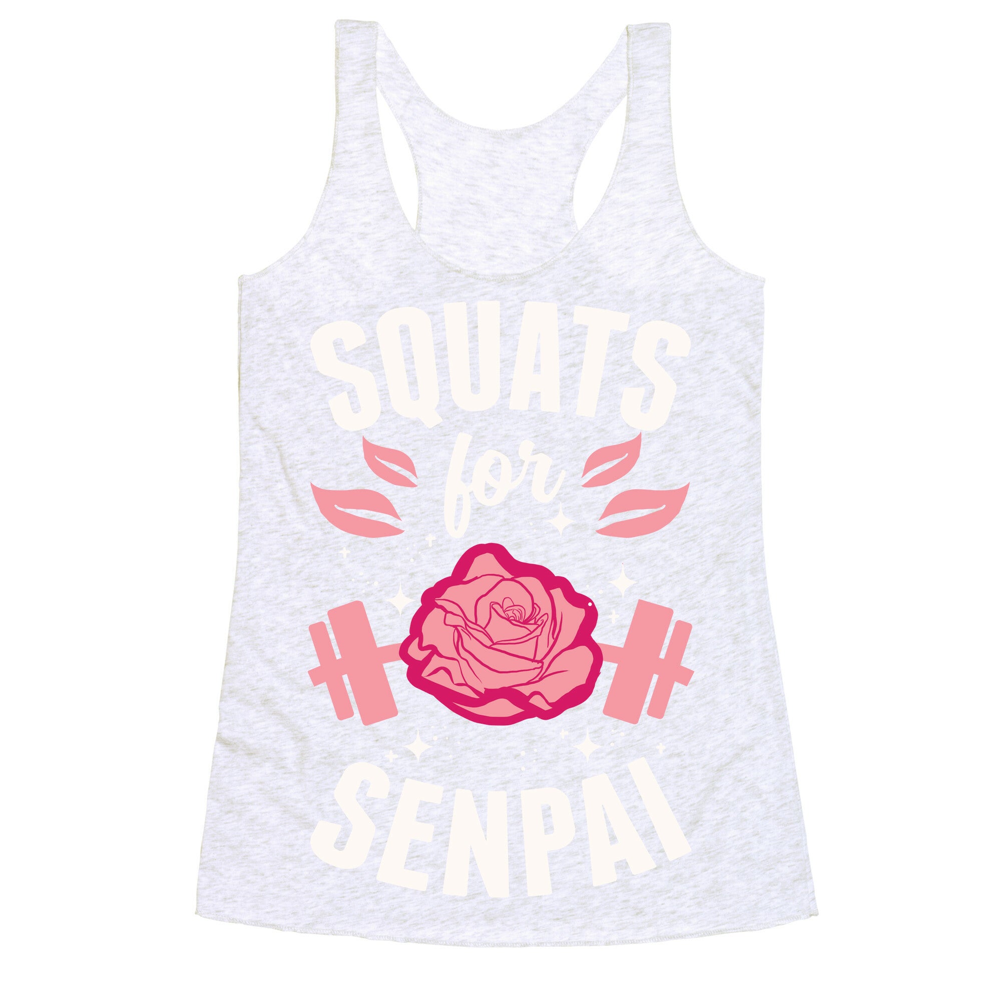 Squats For Senpai Racerback Tank