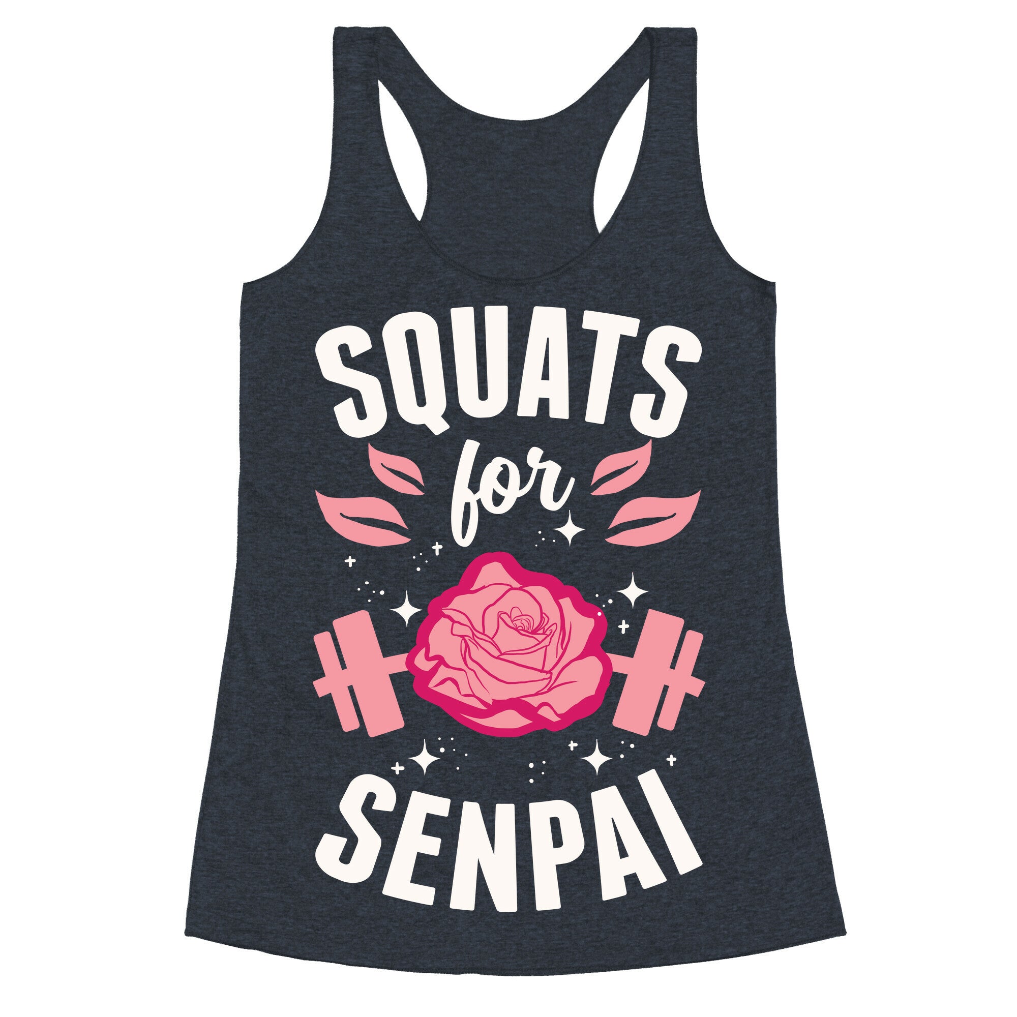 Squats For Senpai Racerback Tank