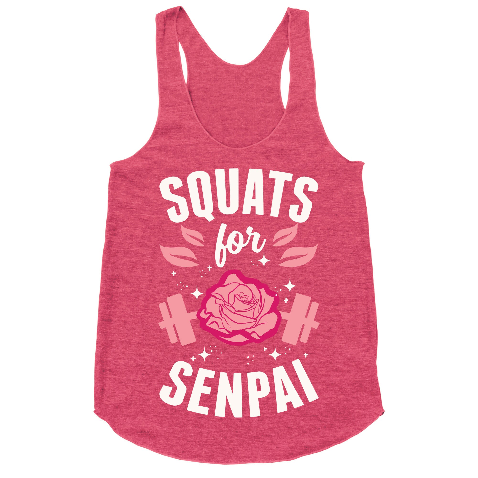 Squats For Senpai Racerback Tank