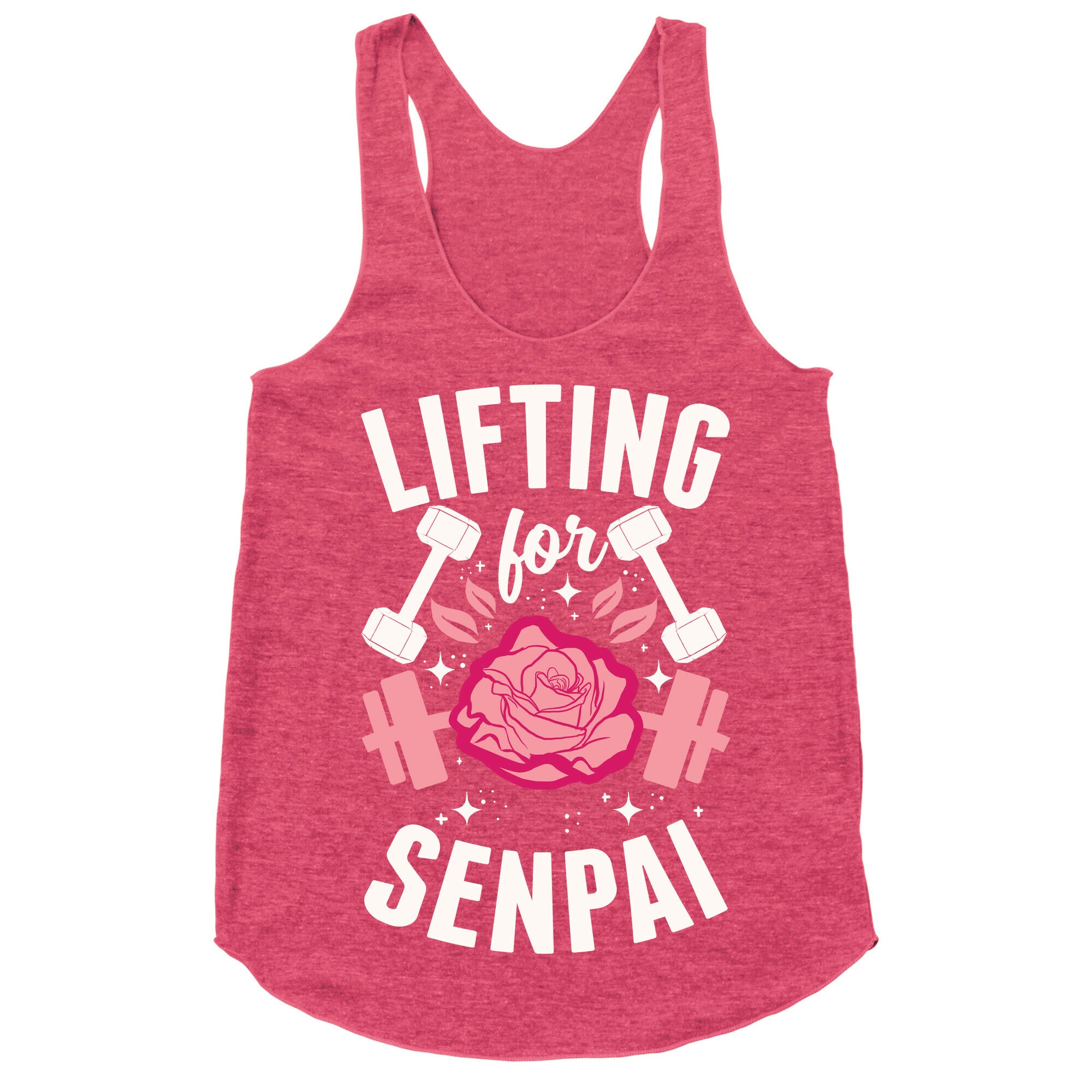 Lifting For Senpai Racerback Tank