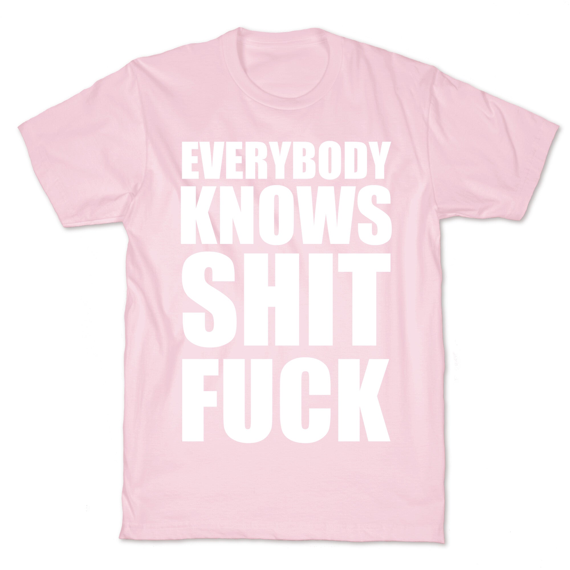 Everybody Knows Shit Fuck T-Shirt