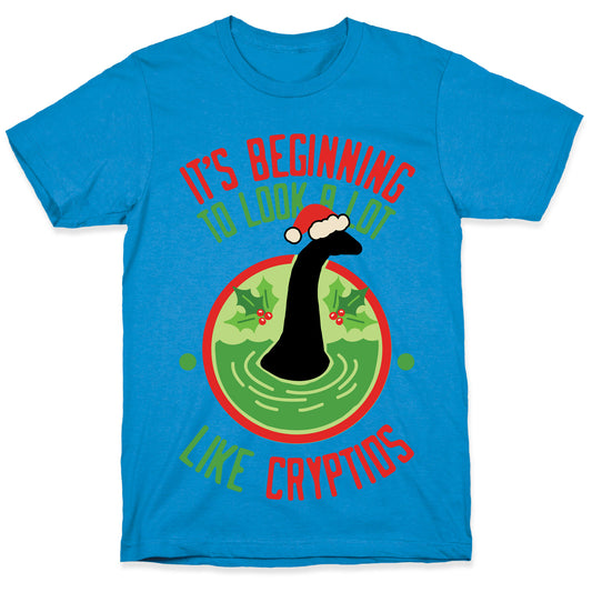 It's Beginning To Look A Lot Like Cryptids (Nessie) T-Shirt