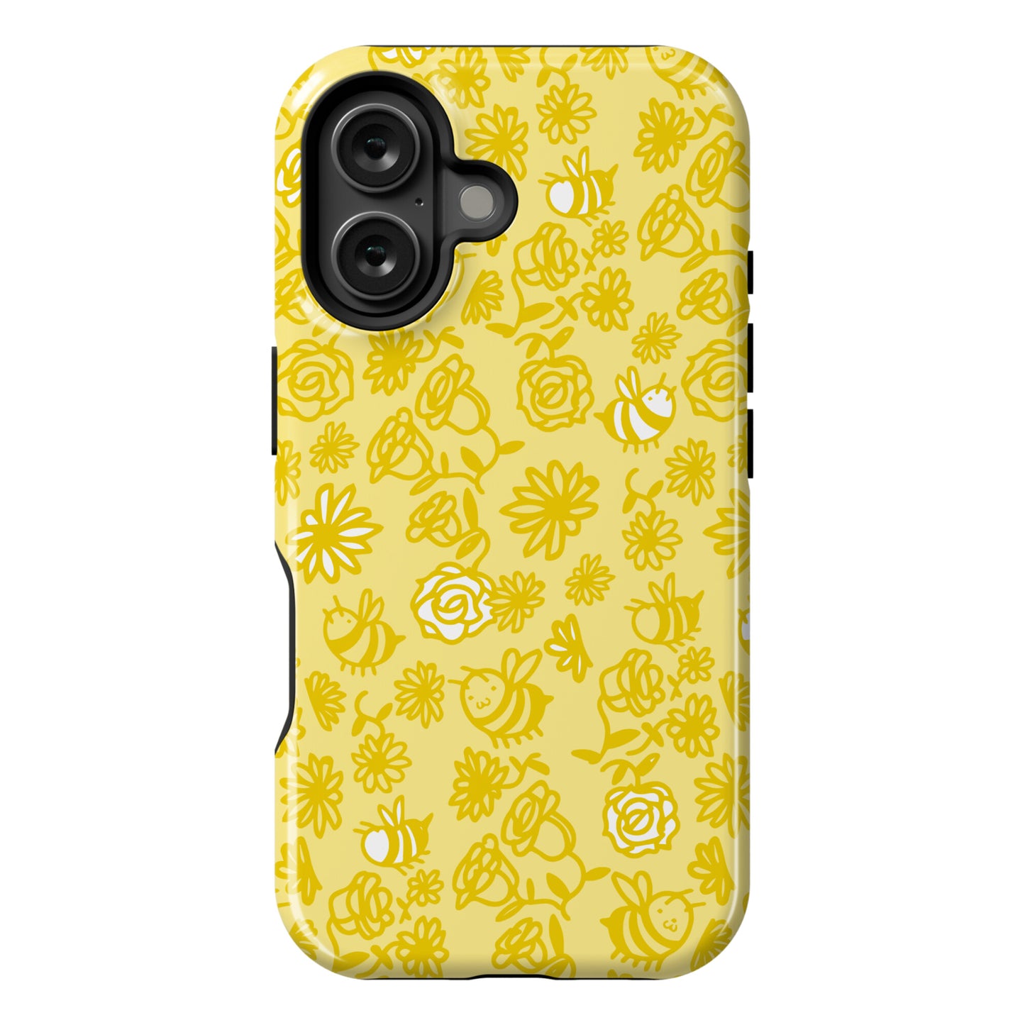 Bee And Flower Pattern Phone Case