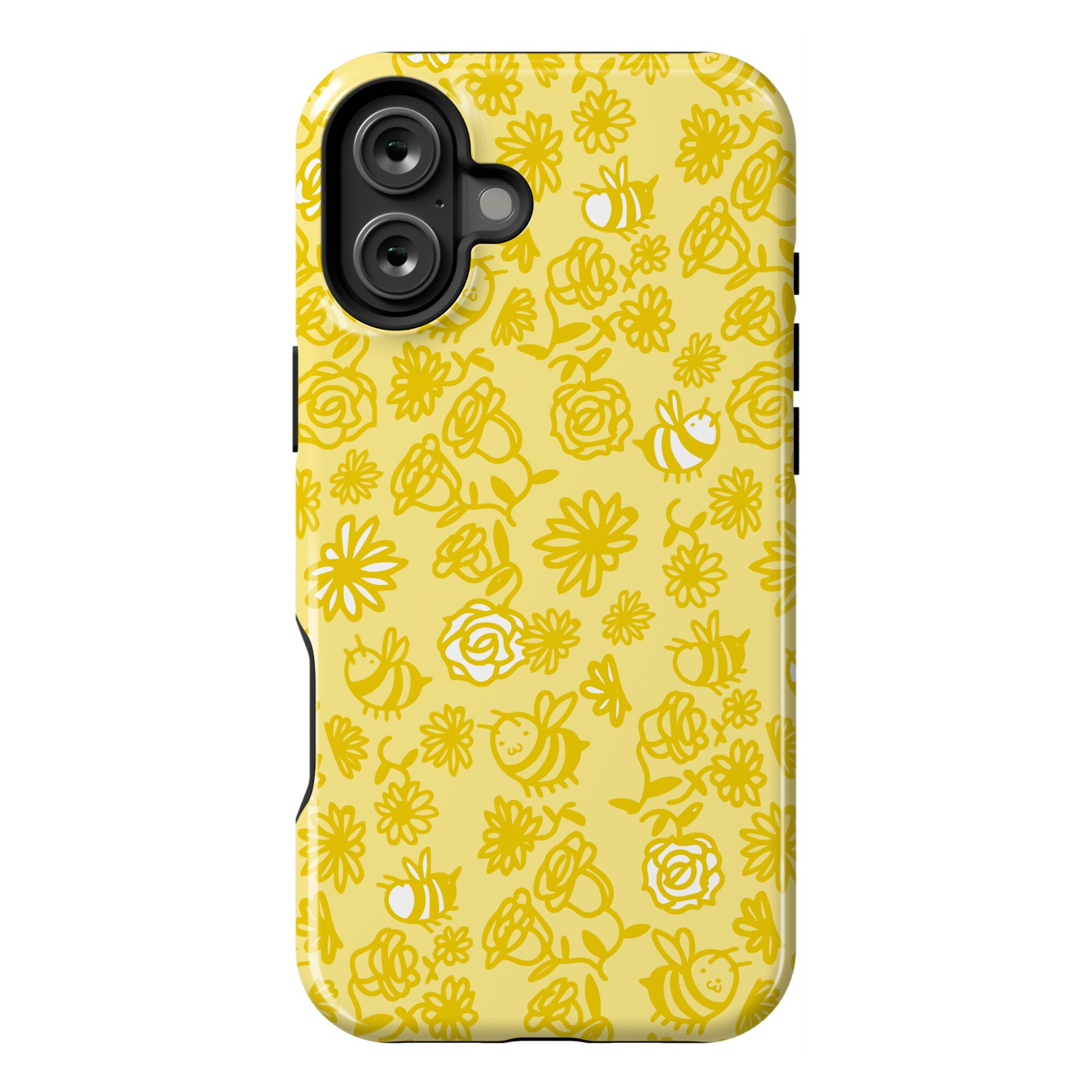 Bee And Flower Pattern Phone Case