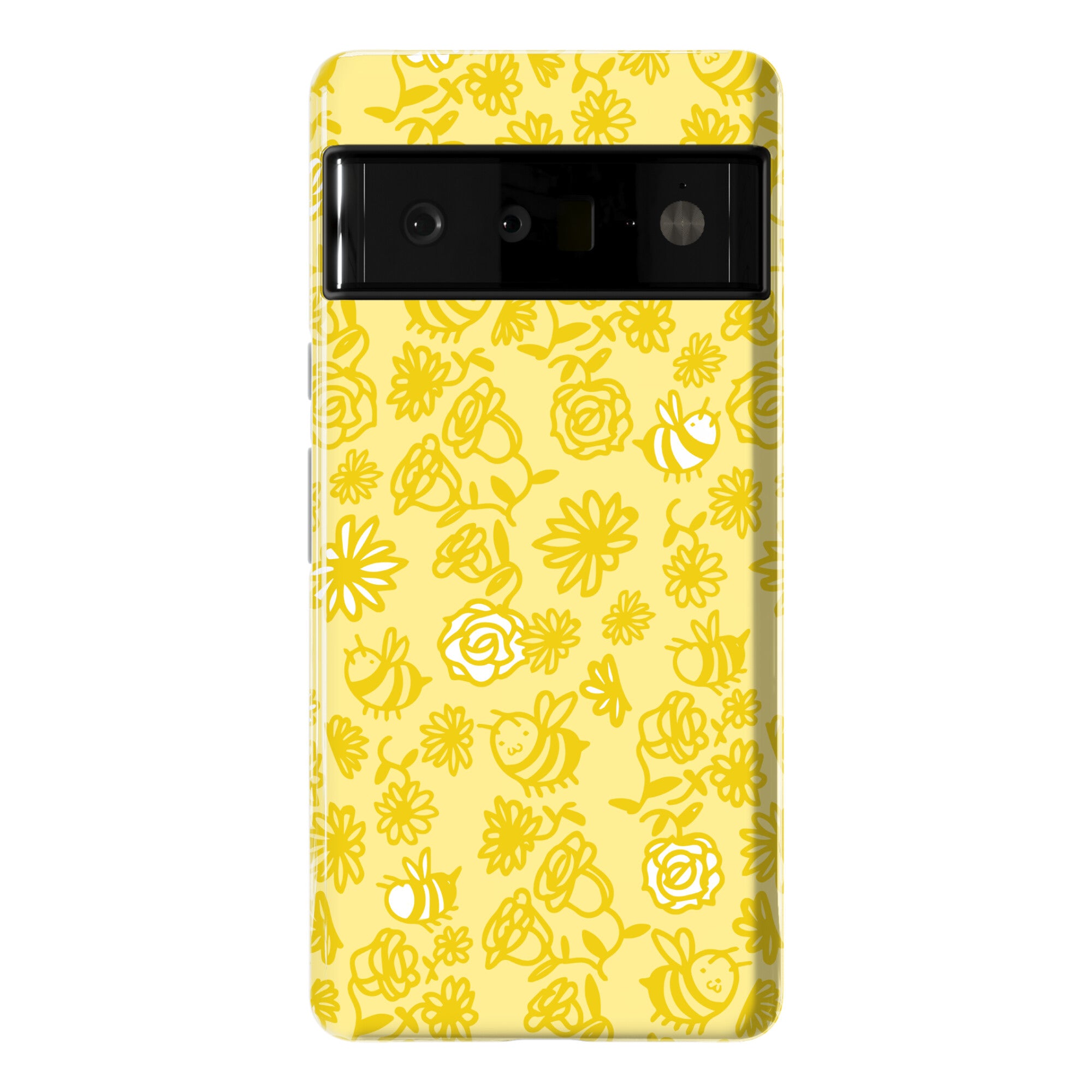 Bee And Flower Pattern Phone Case