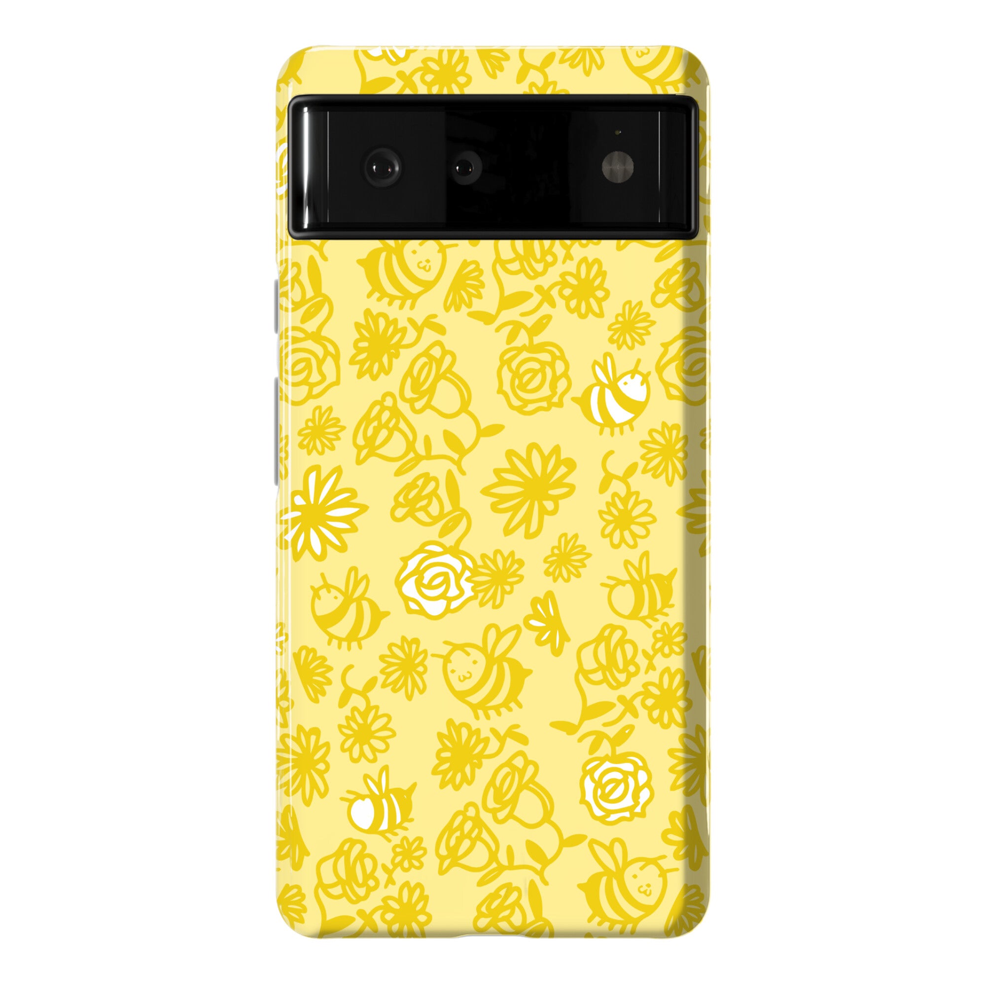 Bee And Flower Pattern Phone Case