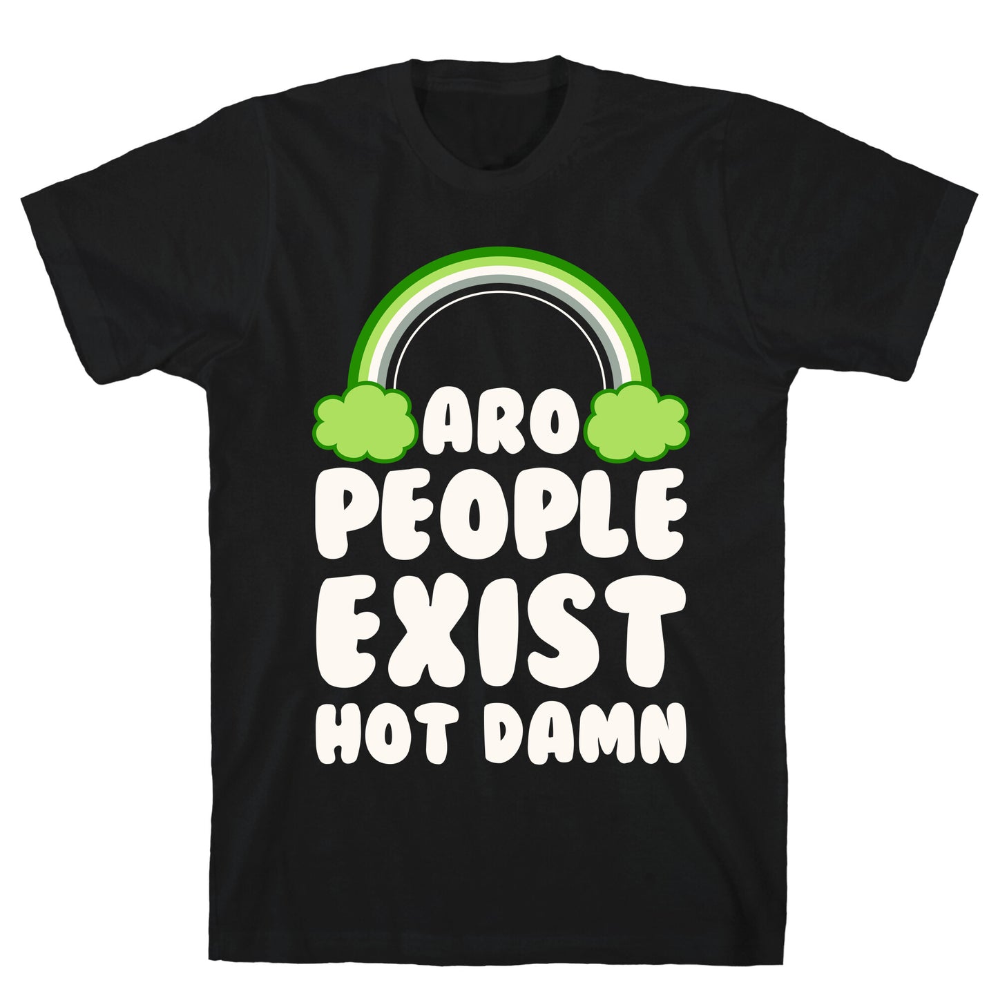 Aro People Exist Hot Damn T-Shirt