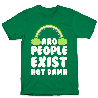 Aro People Exist Hot Damn T-Shirt