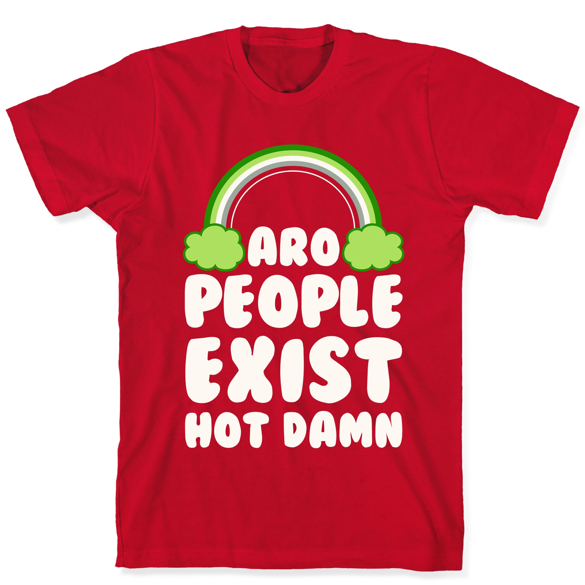 Aro People Exist Hot Damn T-Shirt