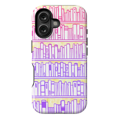 Bookshelf Pattern Phone Case