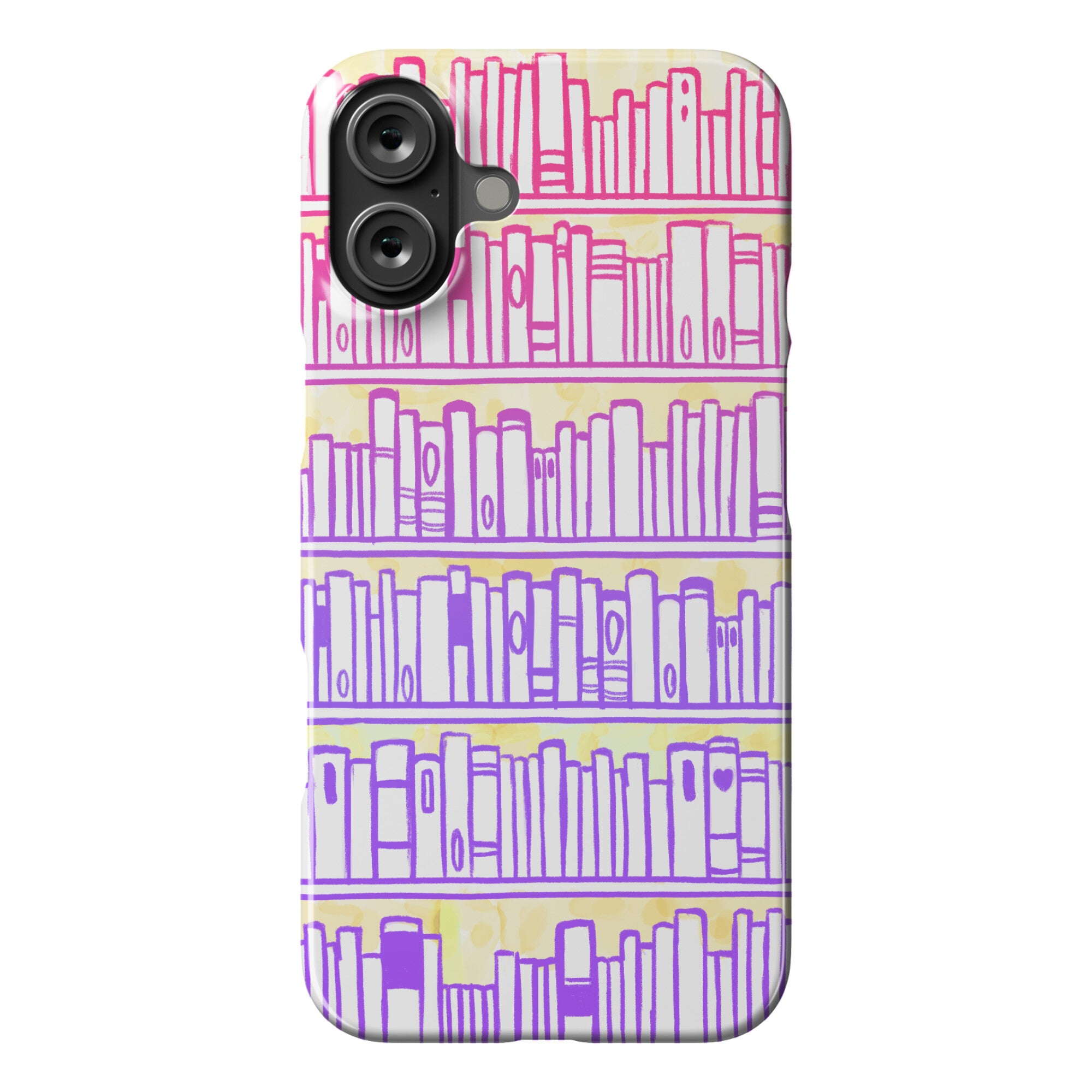 Bookshelf Pattern Phone Case