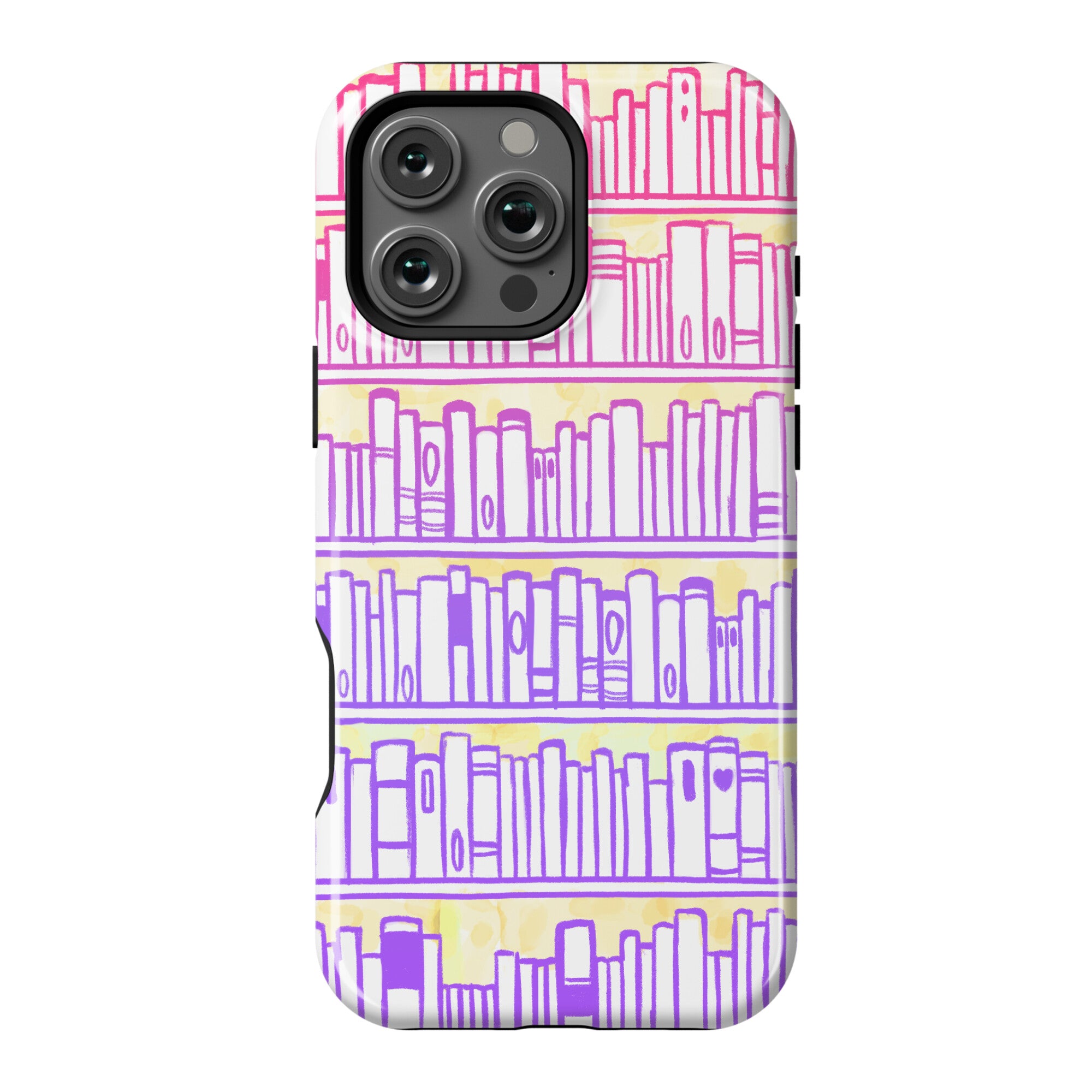 Bookshelf Pattern Phone Case