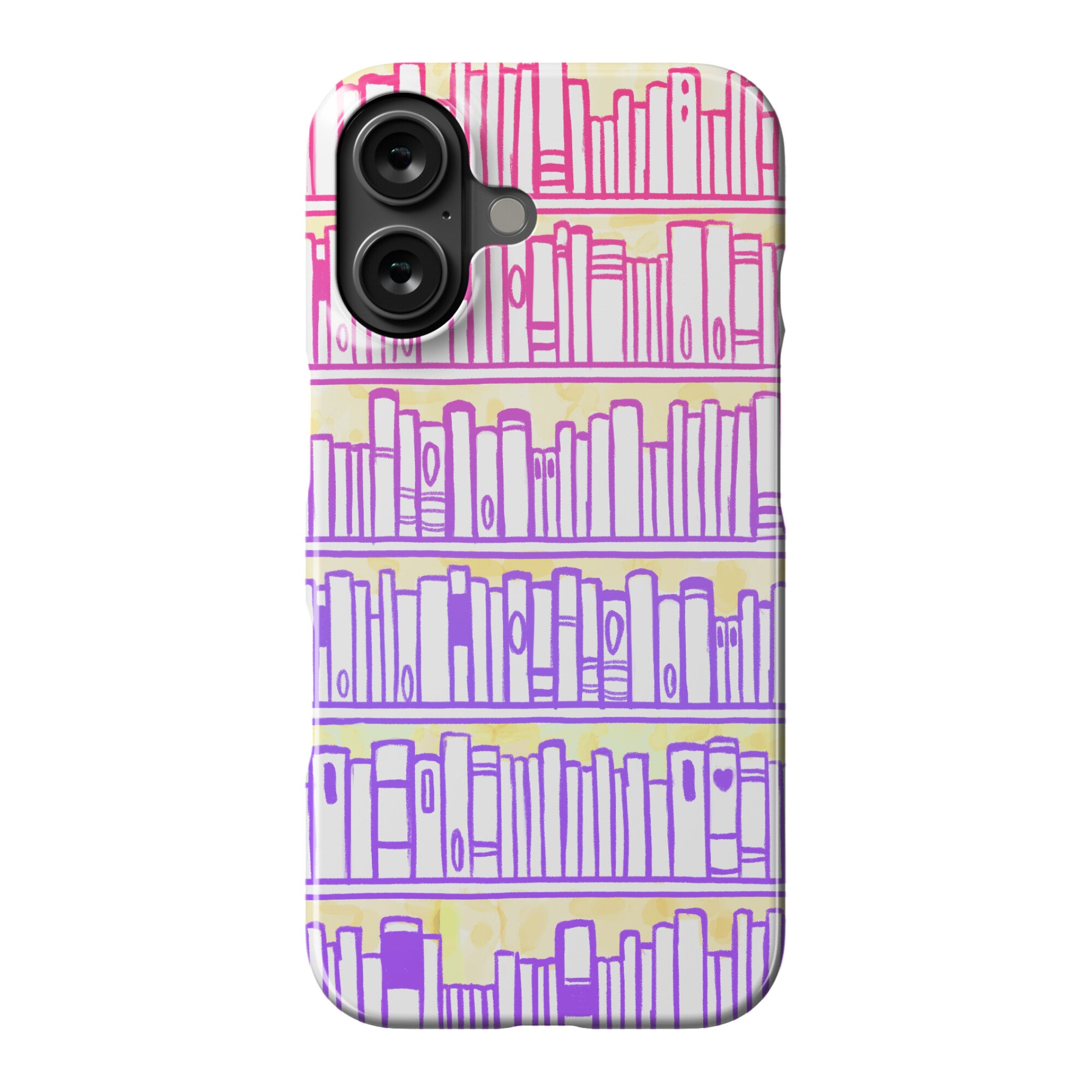 Bookshelf Pattern Phone Case