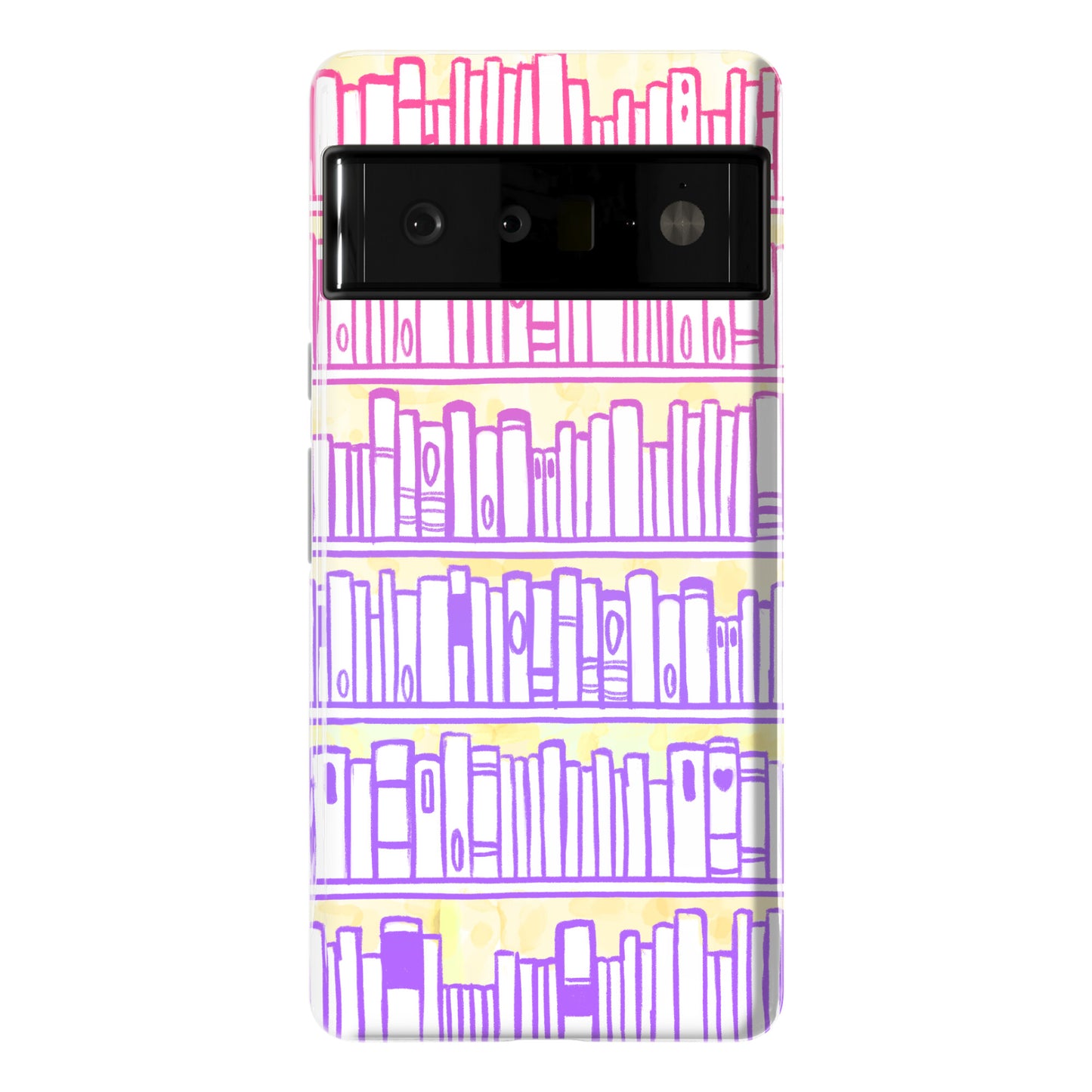 Bookshelf Pattern Phone Case