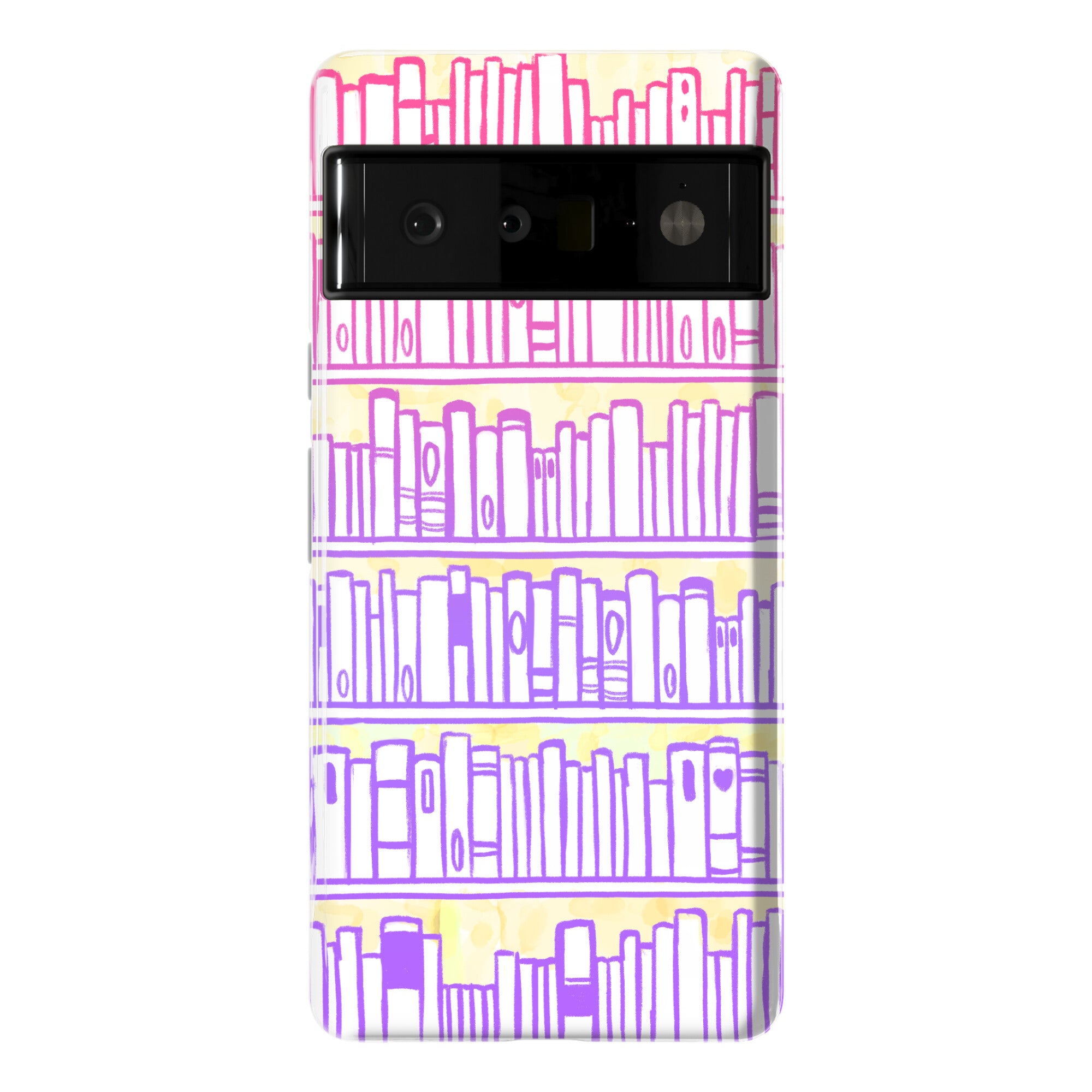 Bookshelf Pattern Phone Case