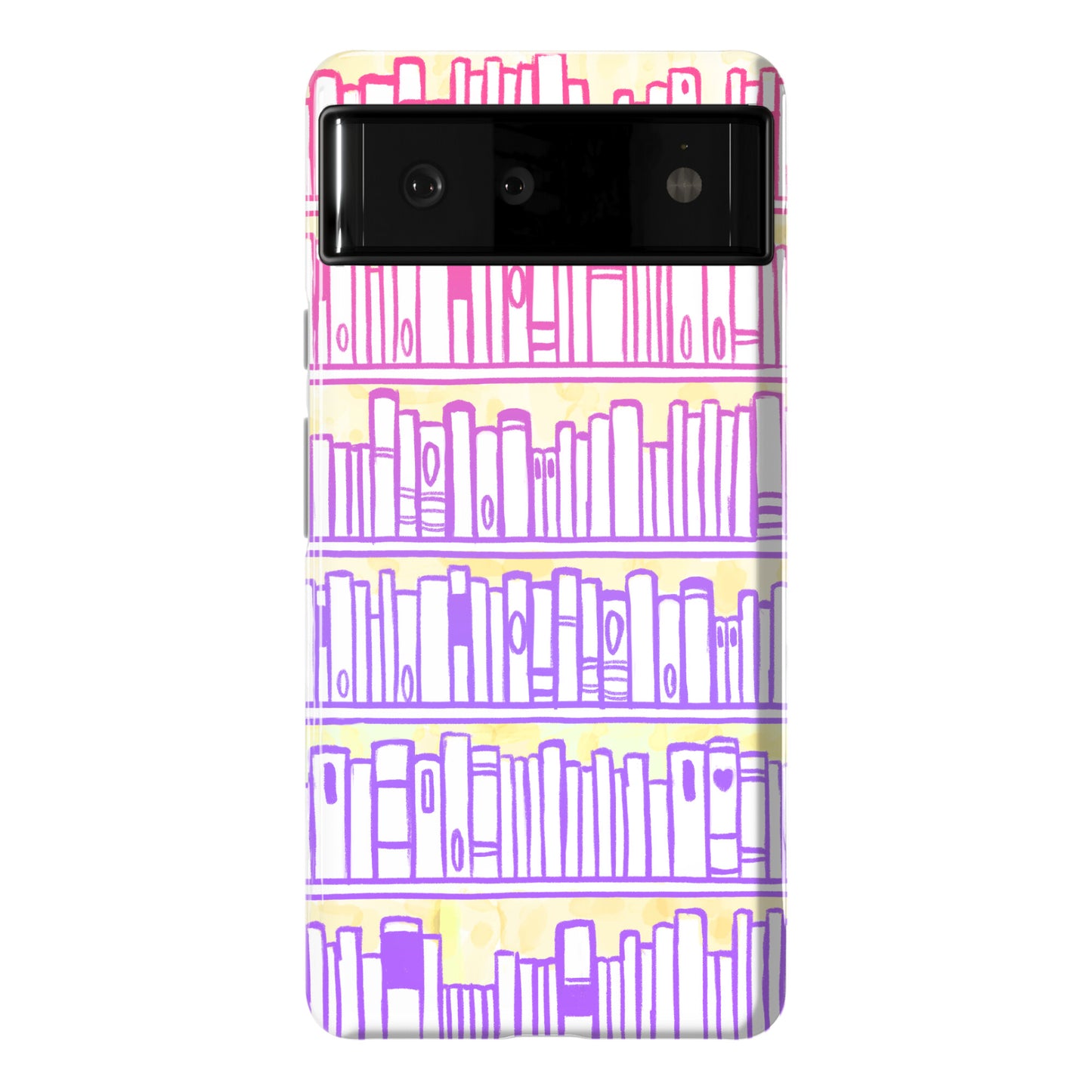 Bookshelf Pattern Phone Case