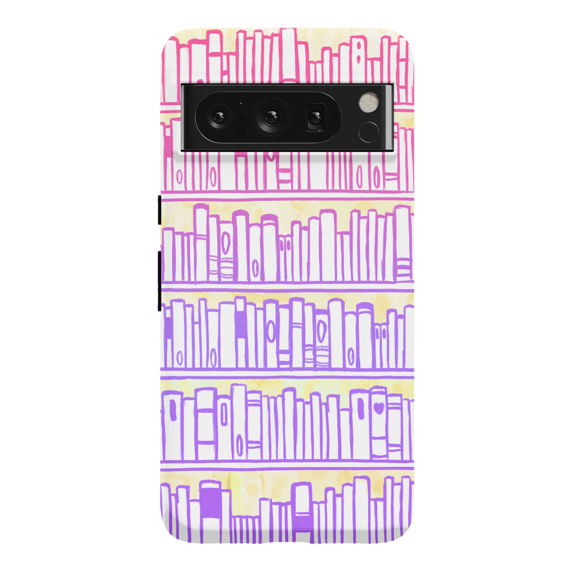 Bookshelf Pattern Phone Case