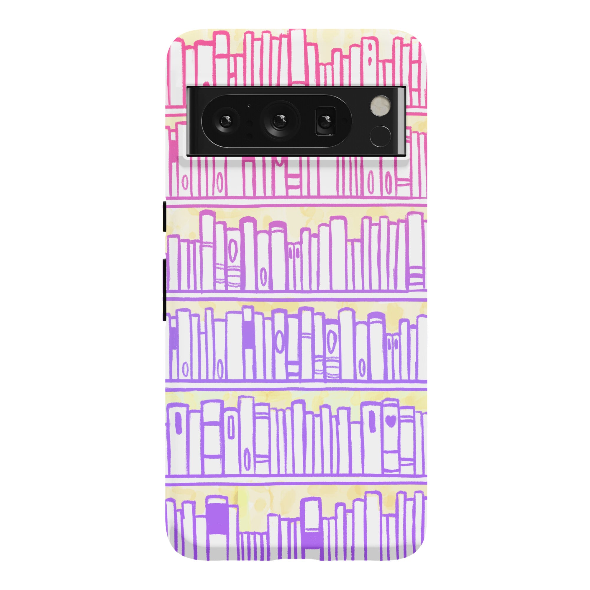 Bookshelf Pattern Phone Case