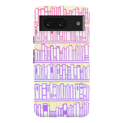 Bookshelf Pattern Phone Case