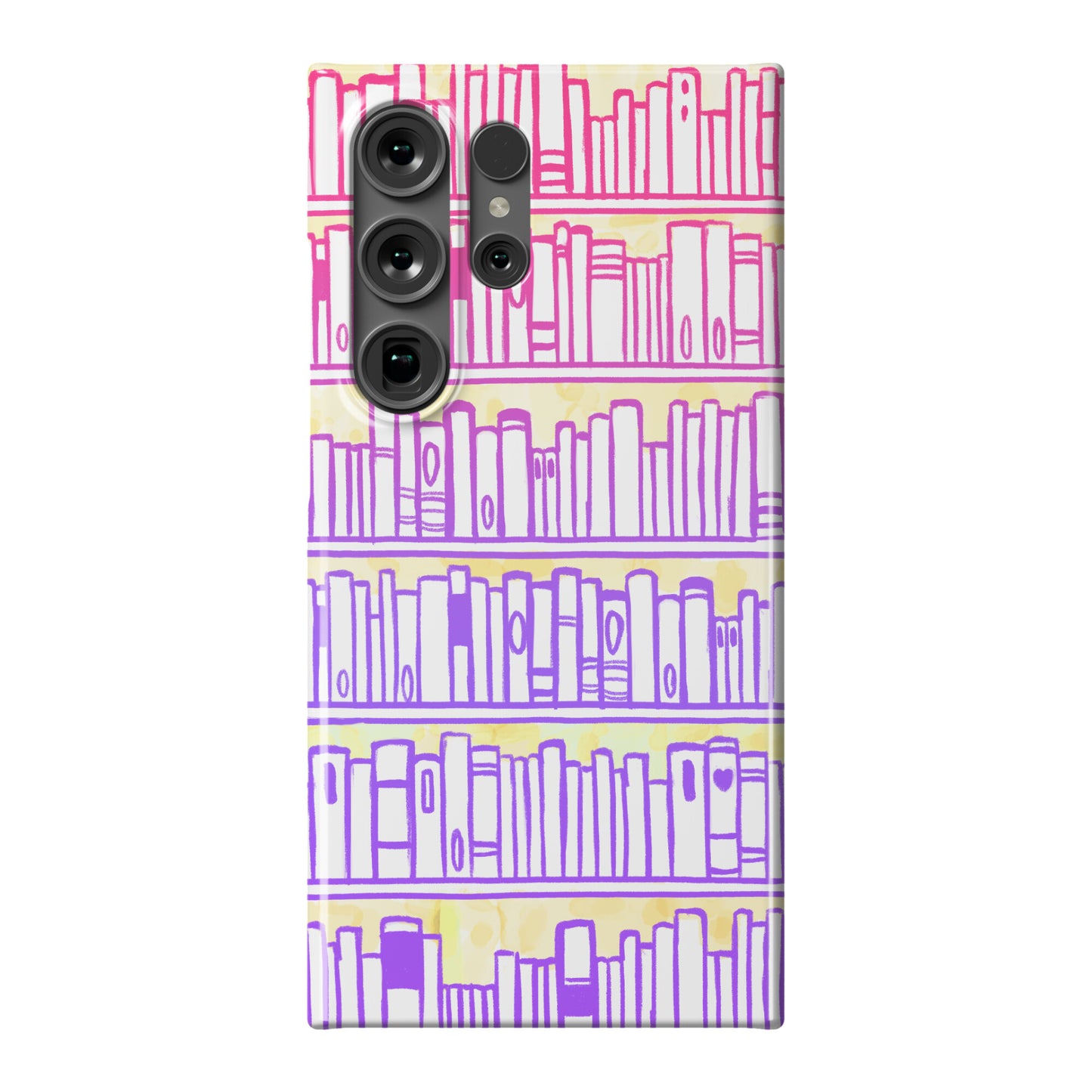 Bookshelf Pattern Phone Case