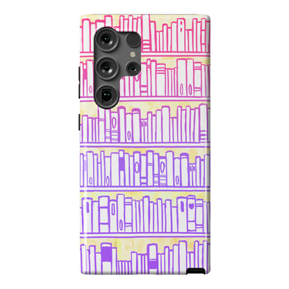 Bookshelf Pattern Phone Case